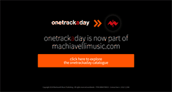 Desktop Screenshot of onetrackaday.com